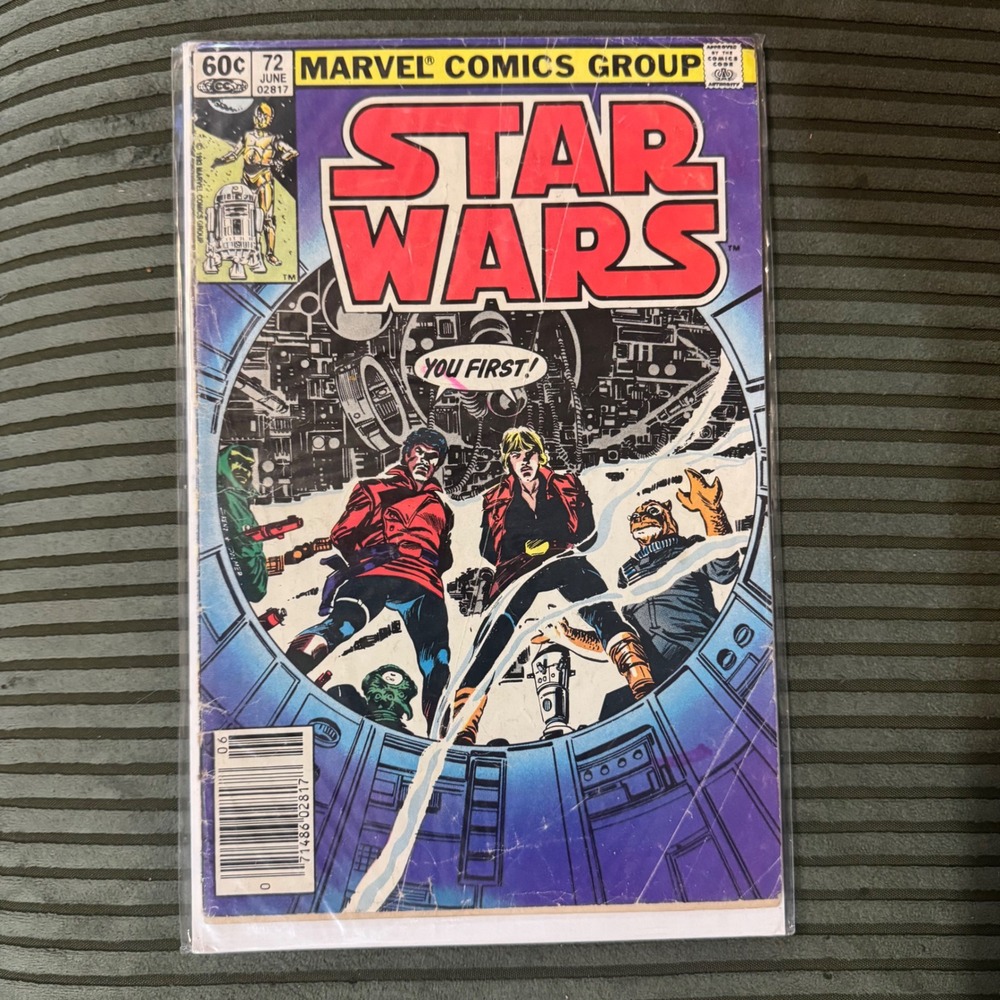 Marvel Star Wars 72 June 1983 Bronze Age Newsstand Edition Comic Book